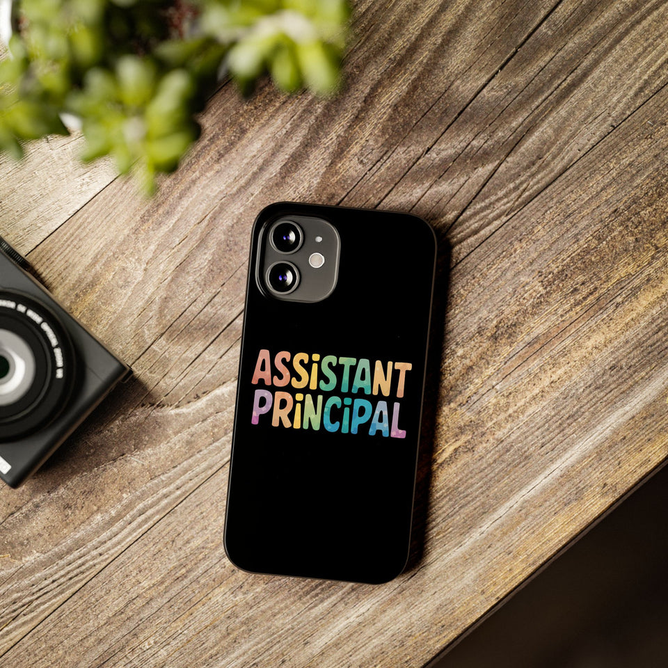 Premium Assistant Principal iPhone Case | Cute Assistant Principal Gifts Slim Phone Cases