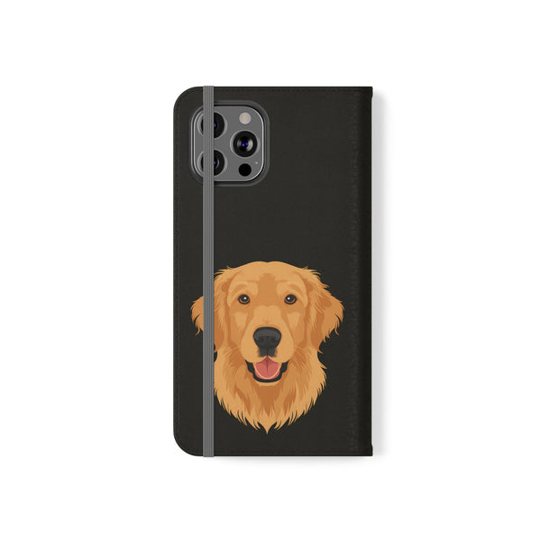 Golden Retriever iPhone & Samsung Galaxy Wallet Phone Case | Golden Retriever Flip Case