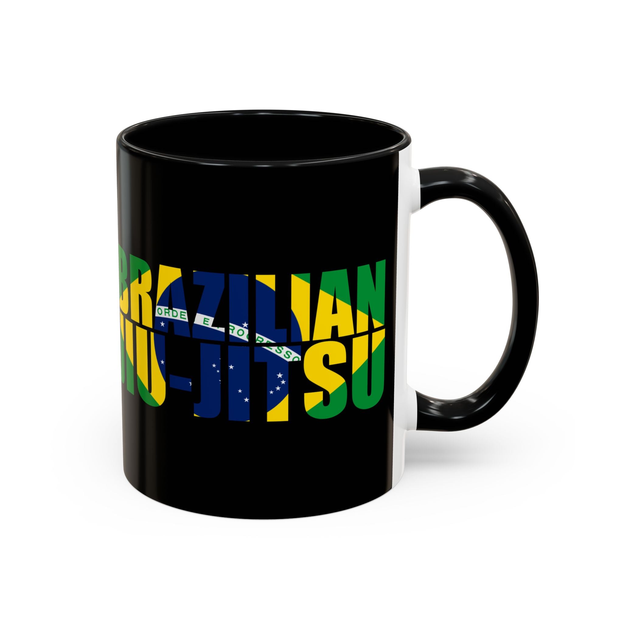 Brazilian Jiu Jitsu Flag 3 | BJJ Accent Coffee Mug Main image