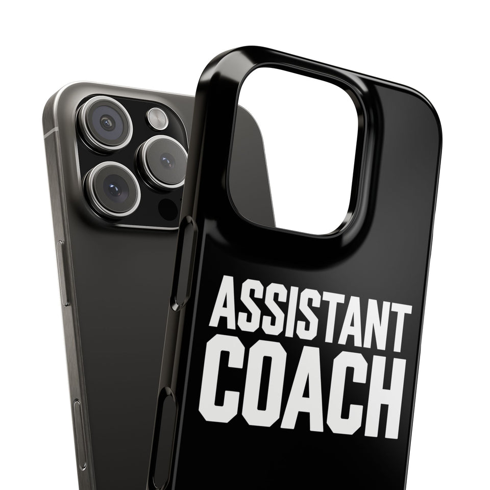 Premium Assistant Coach iPhone Case | Assistant Coach Gifts Slim Phone Cases