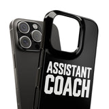 Premium Assistant Coach iPhone Case | Assistant Coach Gifts Slim Phone Cases Premium Assistant Coach iPhone Case | Assistant Coach Gifts Slim Phone Cases