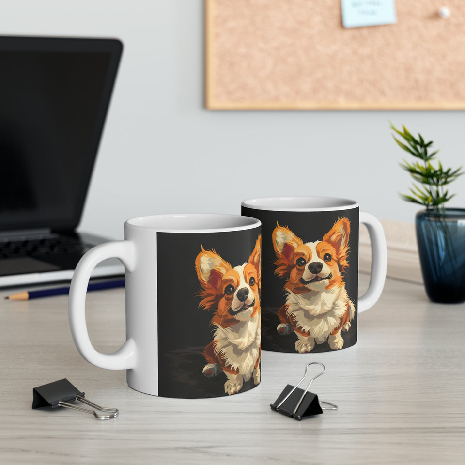 Cute Corgi Mug | Corgi Coffee Mug | Cute Corgi Gift | Funny Corgi Presents | Corgi Mug 1 11oz