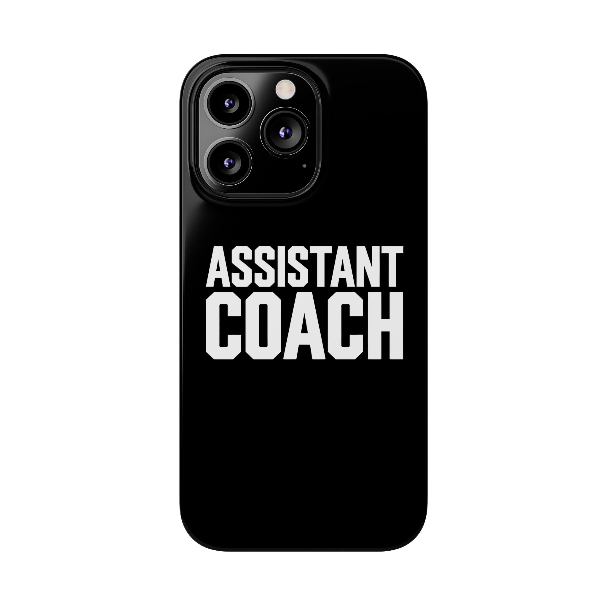 Premium Assistant Coach iPhone Case | Assistant Coach Gifts Slim Phone Cases