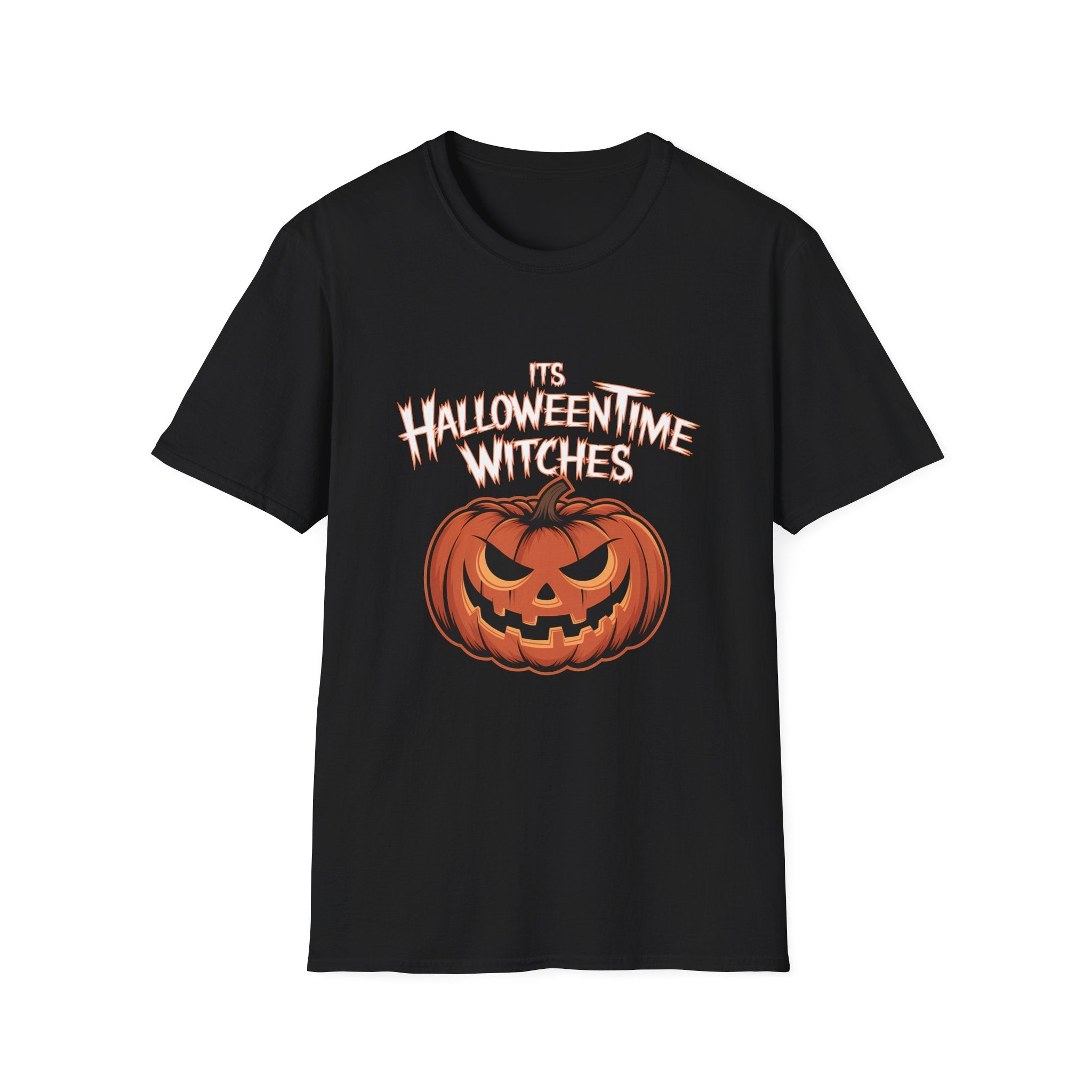 It's Halloween Time Witches Shirt | Halloween Costume Gifts | Spooky Halloween Pumpkin Merchandise Unisex T-Shirt Main image