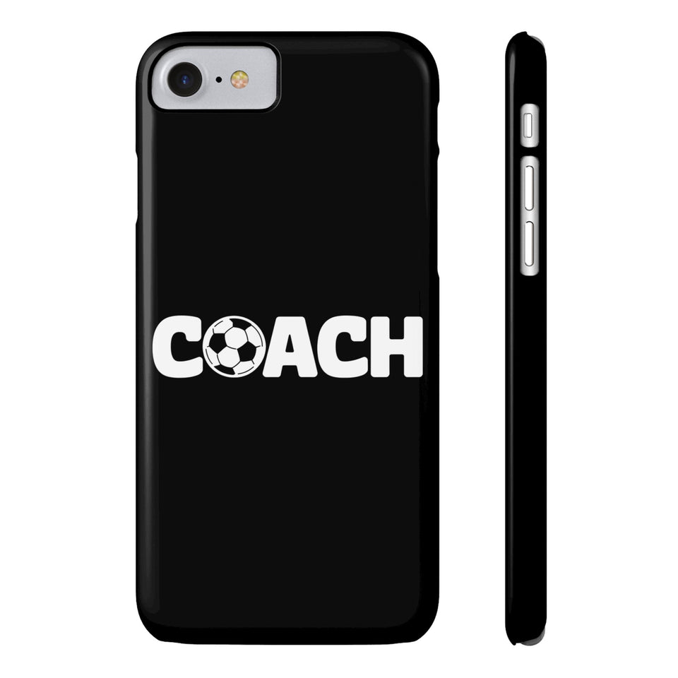 Premium Soccer Coach iPhone Case | Soccer Coach Gifts Slim Phone Cases