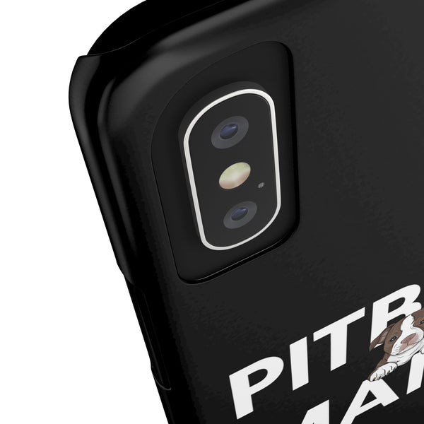 Premium Pitbull Mama 3 iPhone Case | Pitbull Gifts Slim Phone Cases