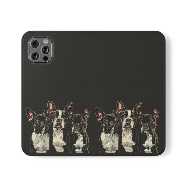 Boston Terrier Phone Case | Boston Terrier Wallet Phone Case | IPhone & Samsung Galaxy Boston Terrier Flip Cases
