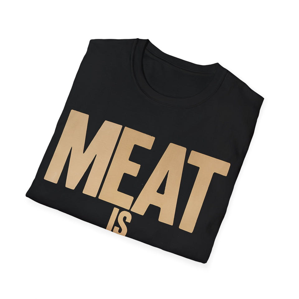 Vegan Meat Is Murder Shirt | Vegan Gift | Unisex Vegan Present T Shirt