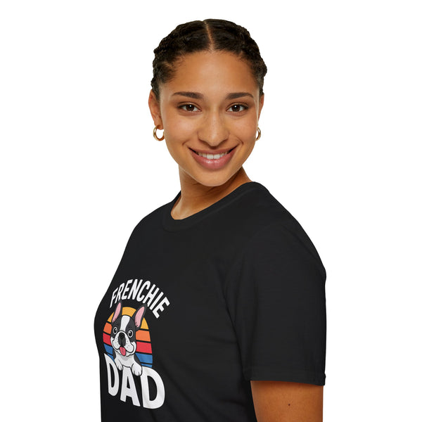 Frenchie Dad T-Shirt French Bulldog Dad Graphic Tee