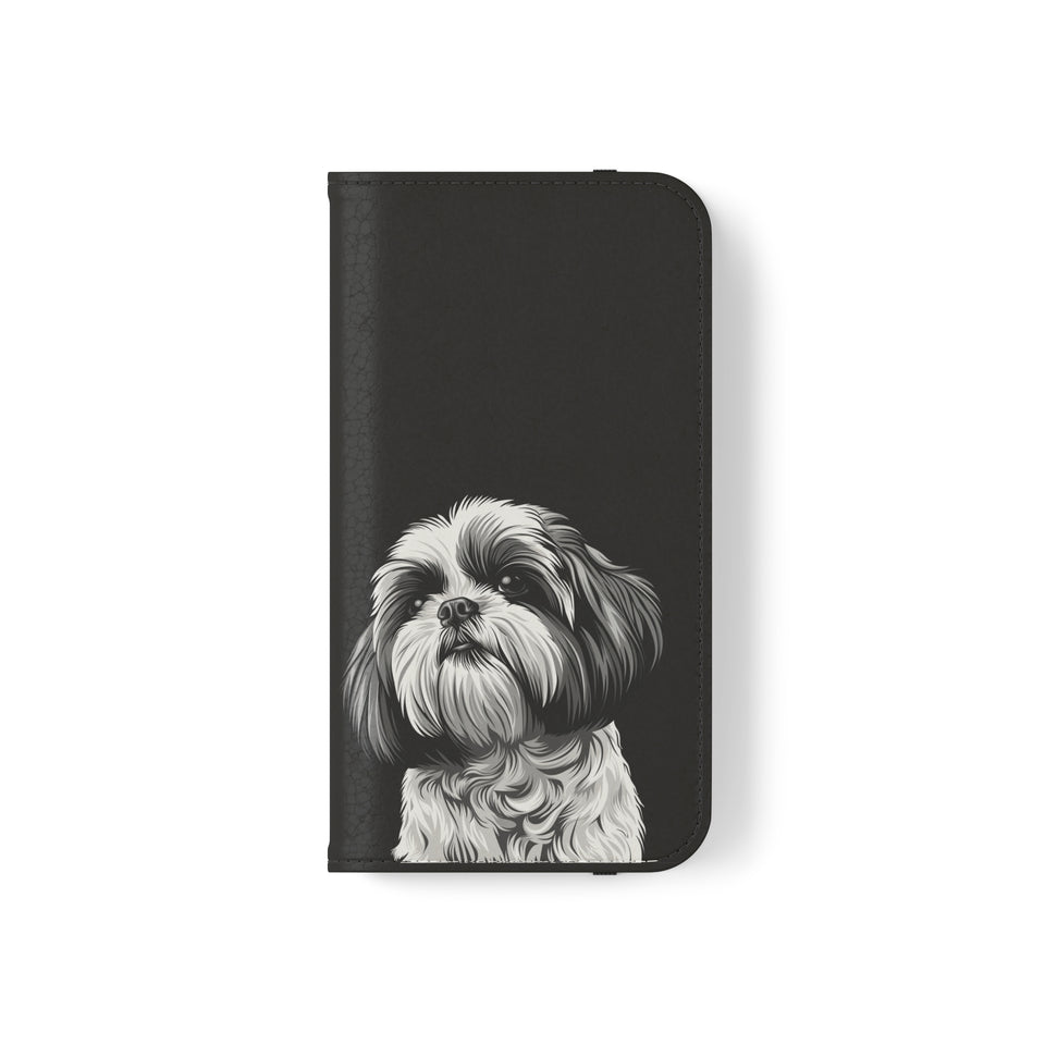 Shih Tzu Phone Case | Shih Tzu Wallet Phone Case | IPhone & Samsung Galaxy Shih Tzu Flip Cases