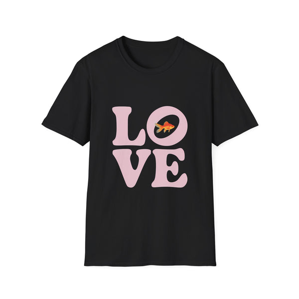 Sweet Love Goldfish Shirt | Goldfish Gifts | Goldfish Merchandise Unisex T-Shirt