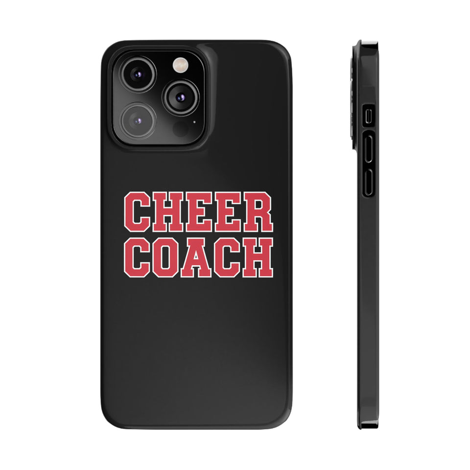 Premium Cheer Coach iPhone Case | Cheer Coach Gifts Slim Phone Cases