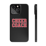Premium Cheer Coach iPhone Case | Cheer Coach Gifts Slim Phone Cases Premium Cheer Coach iPhone Case | Cheer Coach Gifts Slim Phone Cases