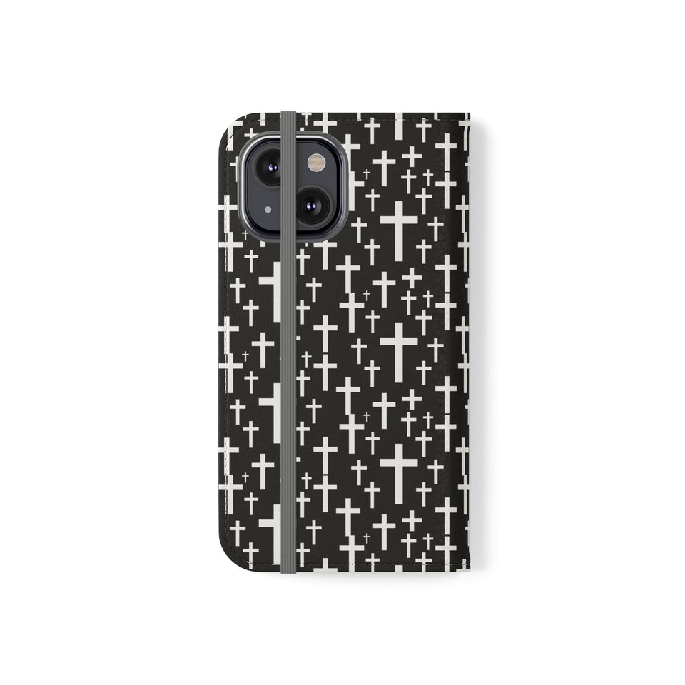 Faith Religion Jesus Cross Phone Case | Faith Religion Wallet Phone Case Gifts | IPhone & Samsung Galaxy Jesus Cross  Flip Cases