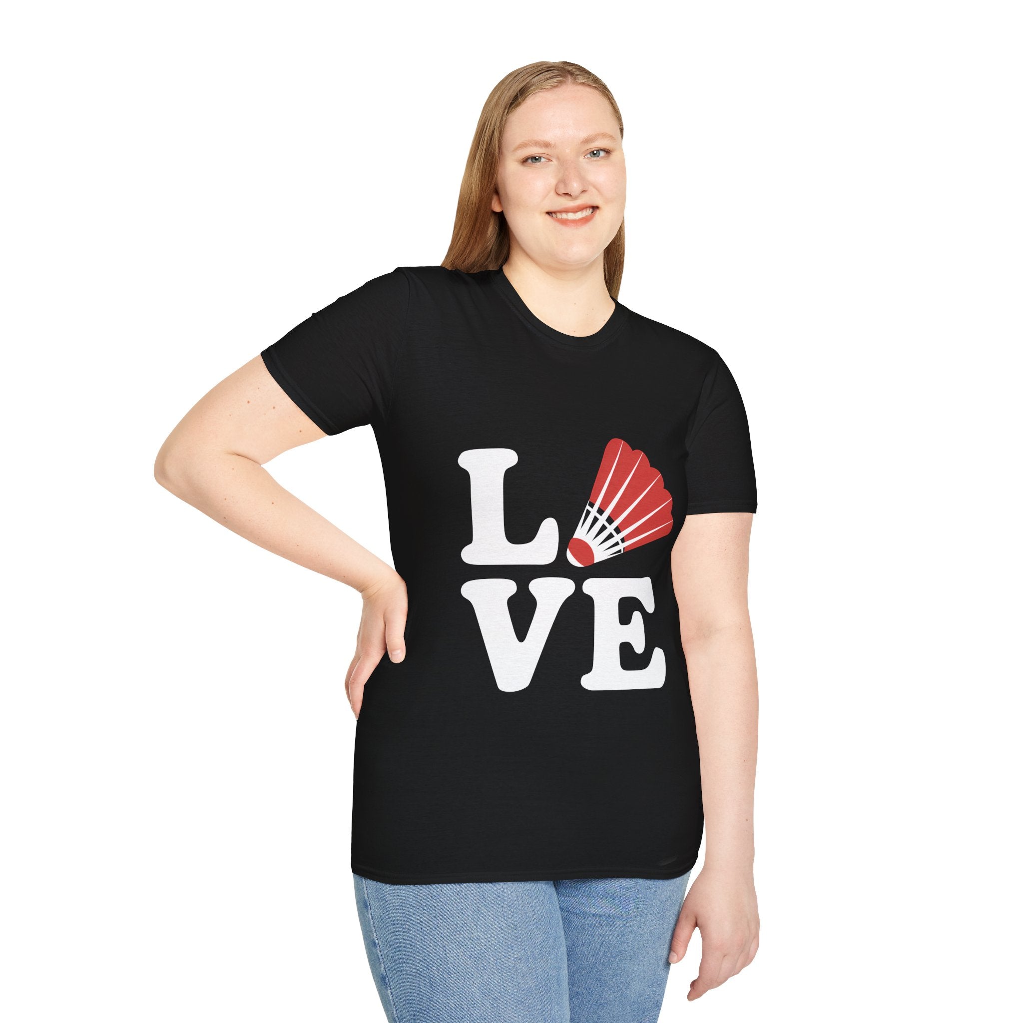Love Badminton Shirt | Badminton Gift | Badminton Merchandise | Badminton Gifts Presents Unisex T-Shirt Secondary image
