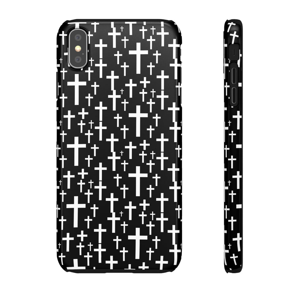 Faith In Jesus iPhone Christian Religion Phone Case | Faith Cross Phone Case | Christian Cross iPhone & Samsung Galaxy Snap Cases