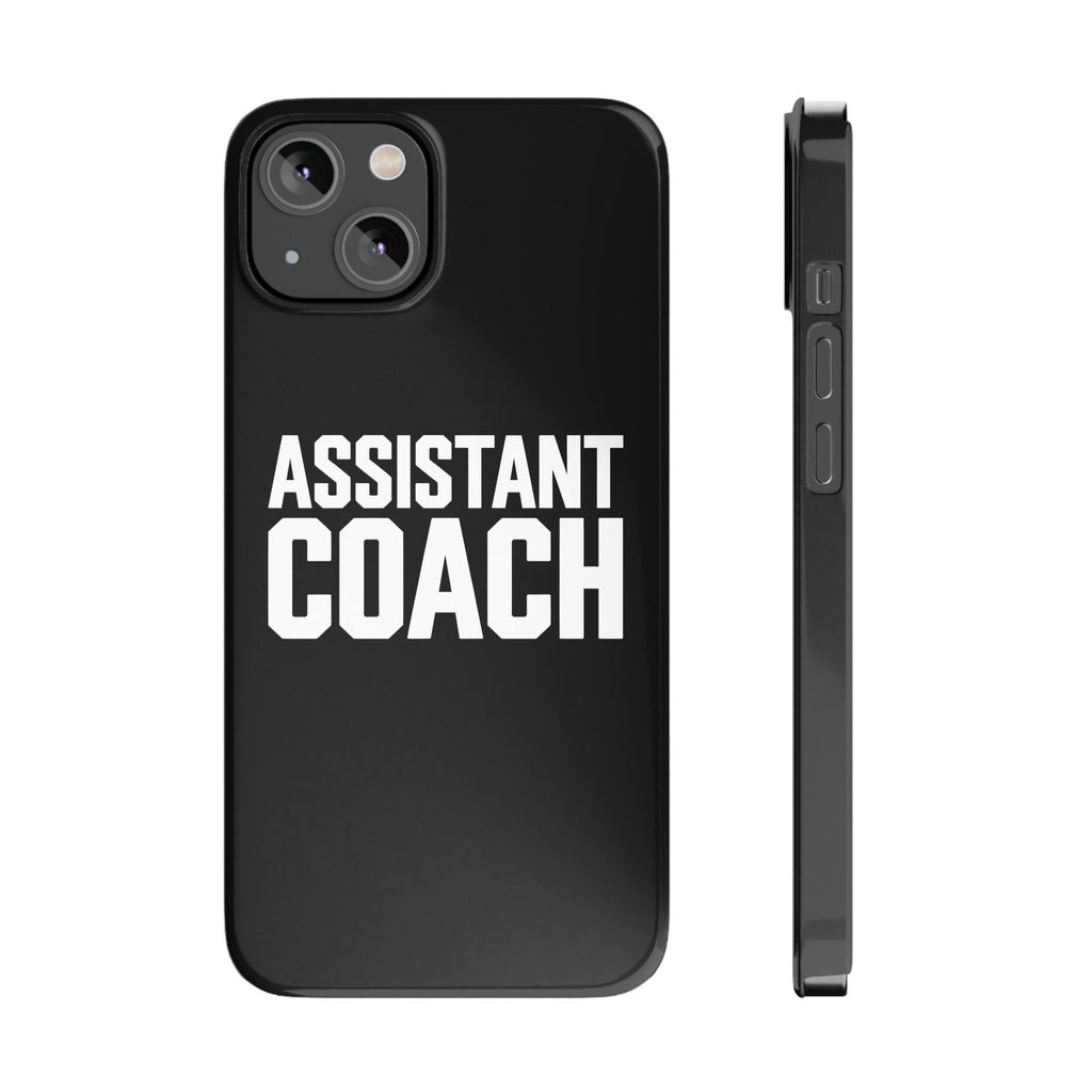Premium Assistant Coach iPhone Case | Assistant Coach Gifts Slim Phone Cases
