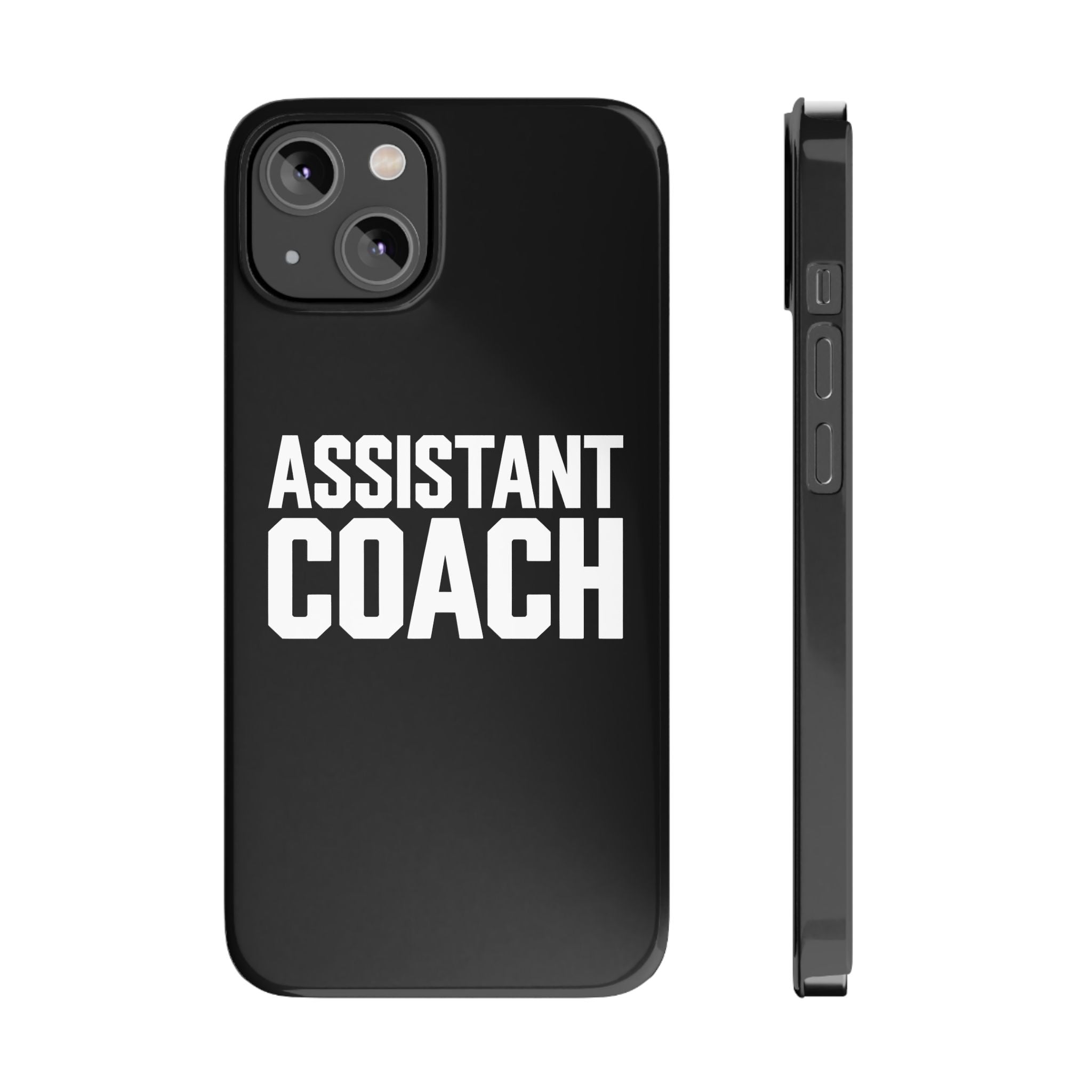 Premium Assistant Coach iPhone Case | Assistant Coach Gifts Slim Phone Cases