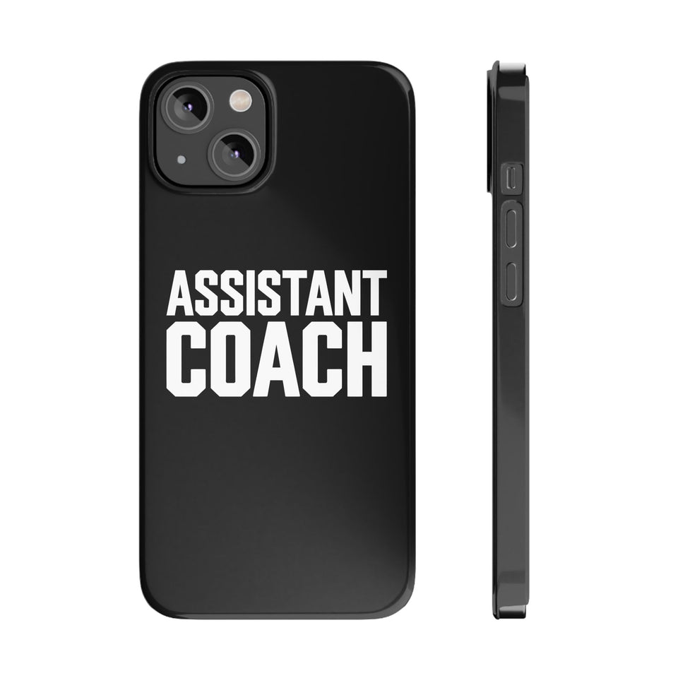 Premium Assistant Coach iPhone Case | Assistant Coach Gifts Slim Phone Cases