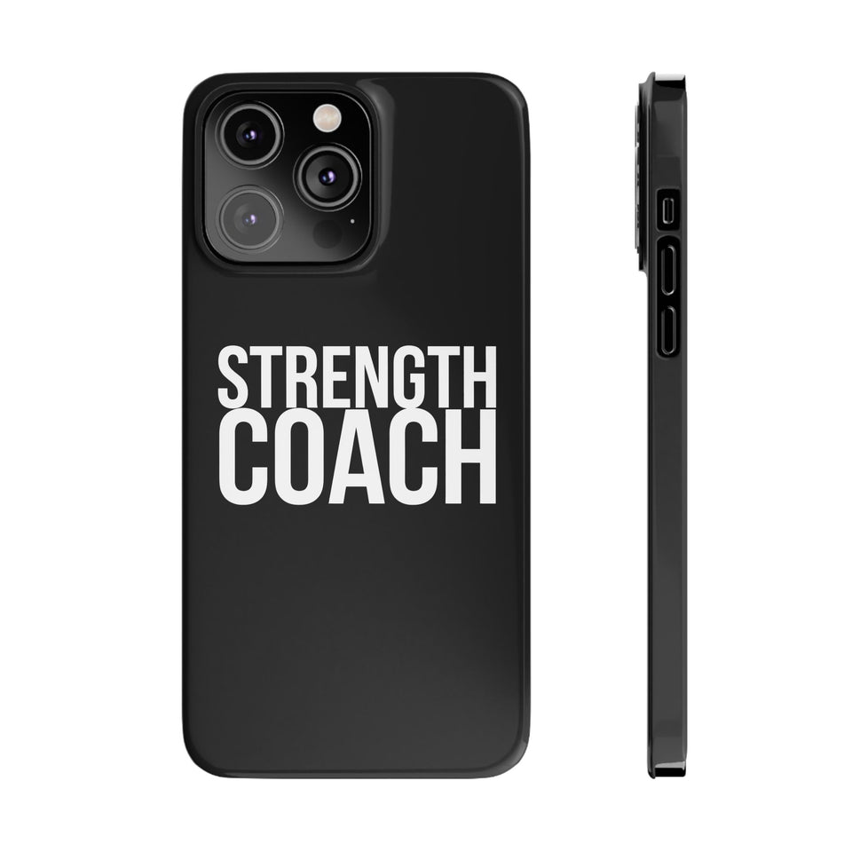 Premium Strength Coach iPhone Case | Strength Coach Gifts Slim Phone Cases