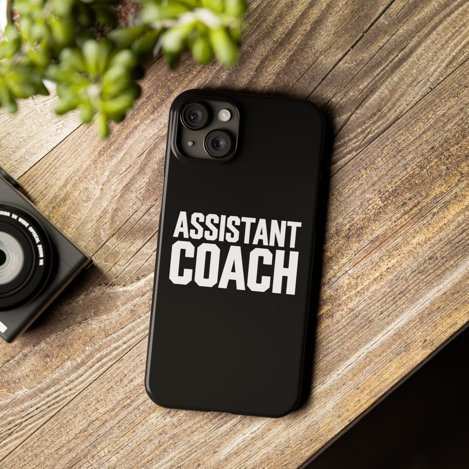 Premium Assistant Coach iPhone Case | Assistant Coach Gifts Slim Phone Cases