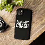 Premium Assistant Coach iPhone Case | Assistant Coach Gifts Slim Phone Cases Premium Assistant Coach iPhone Case | Assistant Coach Gifts Slim Phone Cases