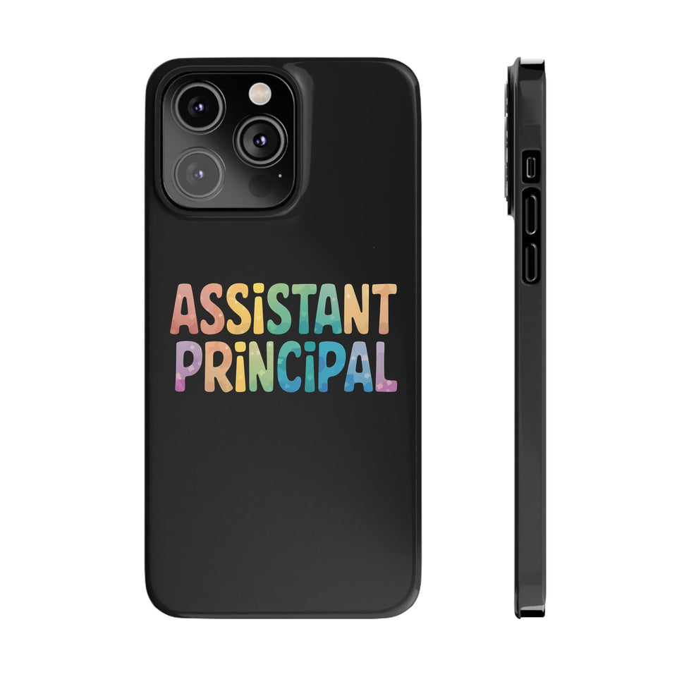 Premium Assistant Principal iPhone Case | Cute Assistant Principal Gifts Slim Phone Cases