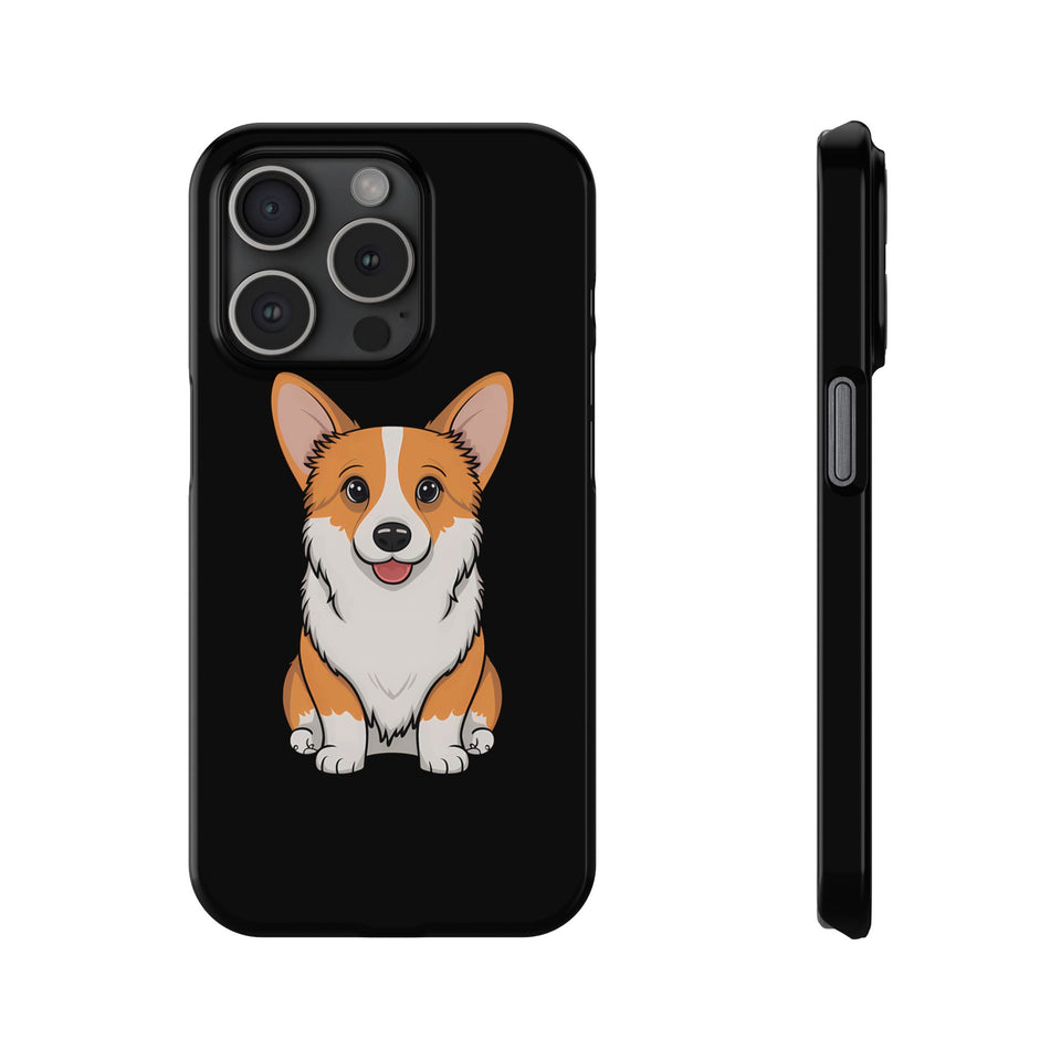 Cute Corgi Slim iPhone Case | Corgi Gift iPhone Case