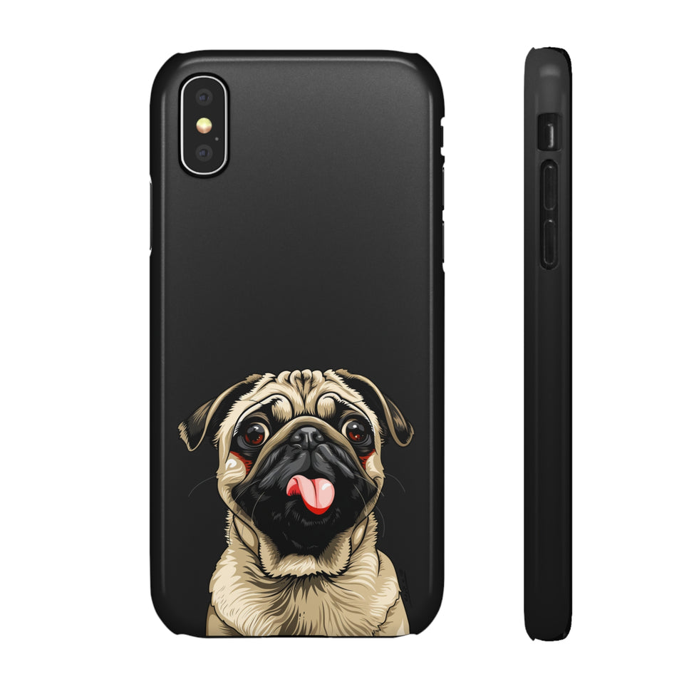 Pug Phone Case | I Love My Pug Phone Case | Pug iPhone & Samsung Galaxy Snap Cases