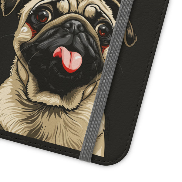 Pug Phone Case | I Love My Pug Wallet Phone Case | IPhone & Samsung Galaxy Pug Flip Cases