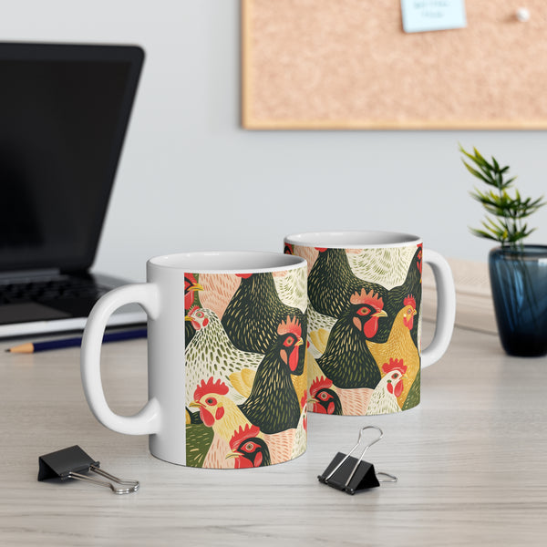 chicken gift, chicken mug, gifts for chicken lovers, gifts for chicken owners, chicken themed gifts, chicken gifts for her, chicken coffee mug, chicken gifts for chicken lovers, chicken presents, 
