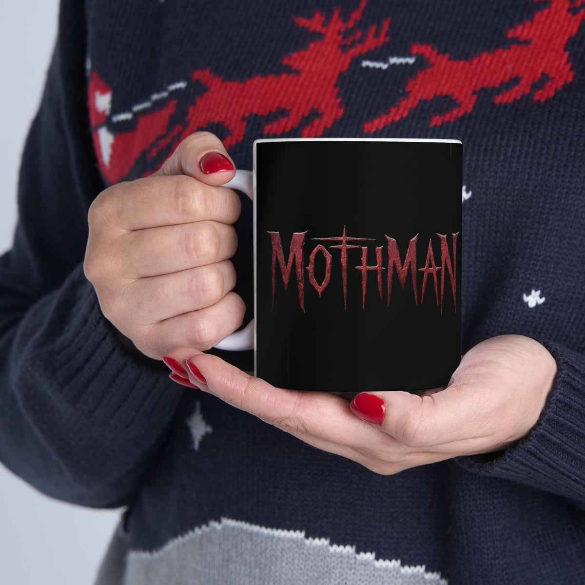 Mothman Mug | Cryptid Gift | Mothman Coffee Mug | Mythical Creature Gift Ideas Mug 11oz 2