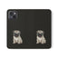 Pug iPhone & Samsung Wallet Phone Case | Pug Flip Cases