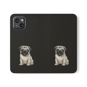 Pug iPhone & Samsung Wallet Phone Case | Pug Flip Cases