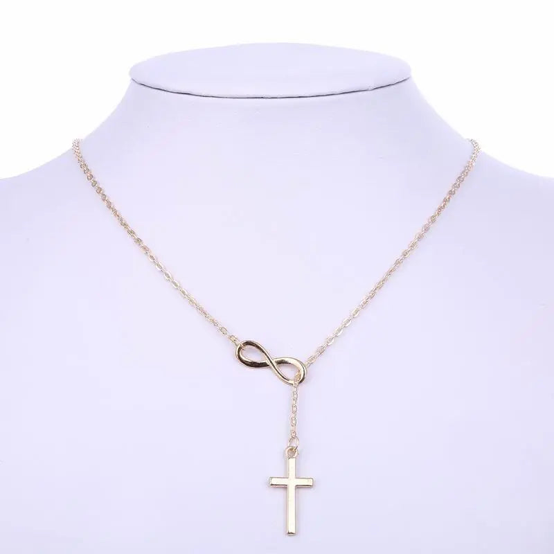 Infinite Faith Jesus Christian Pendant Necklace