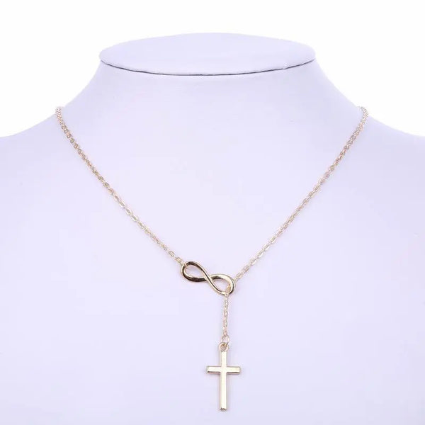 Infinite Faith Jesus Christian Pendant Necklace