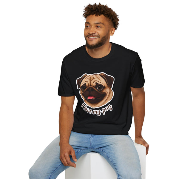 I Love My Pug T-Shirt — Cute Pug Lover Tee