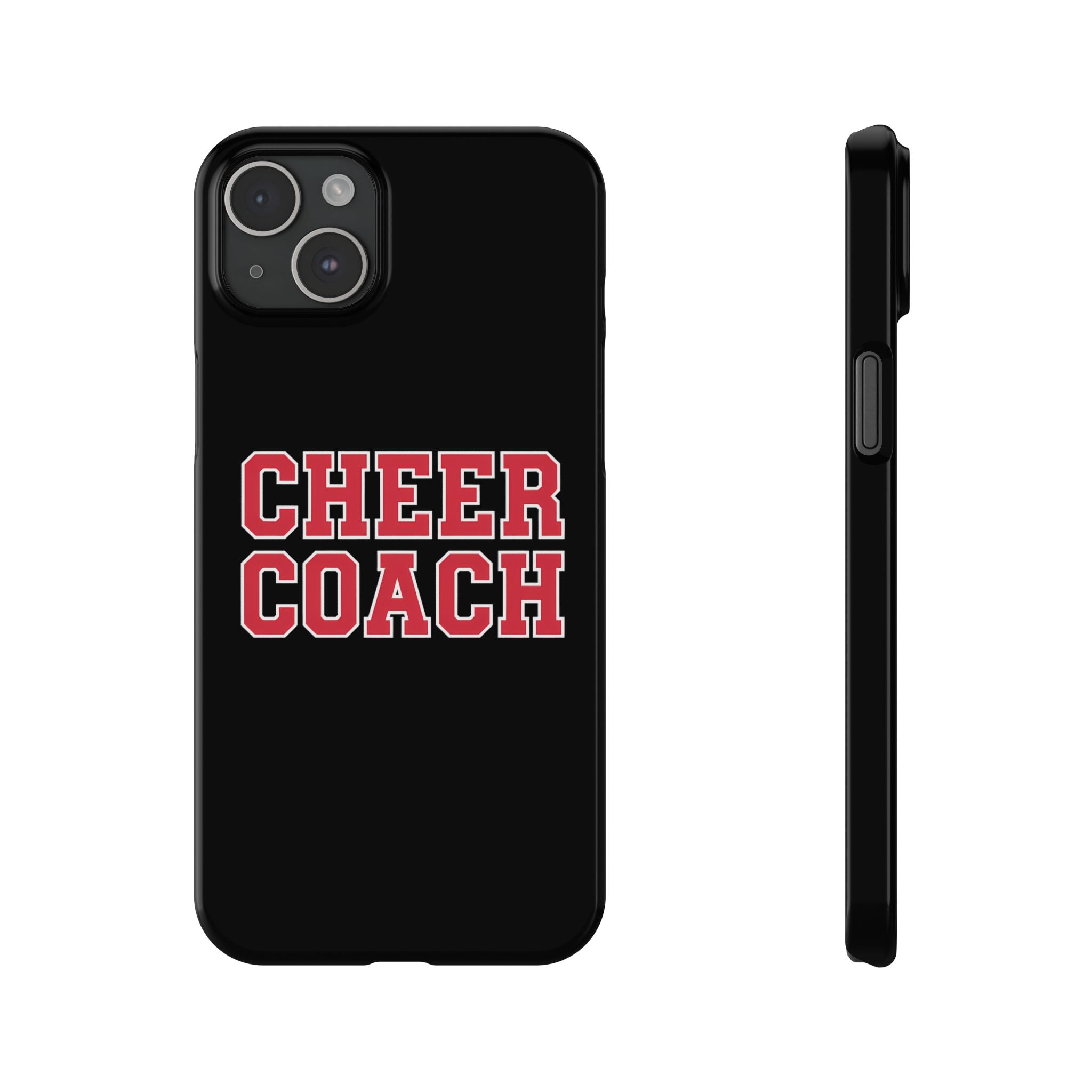 Premium Cheer Coach iPhone Case | Cheer Coach Gifts Slim Phone Cases