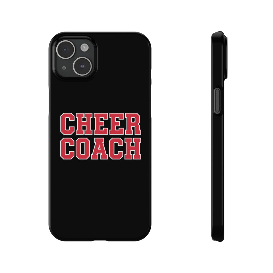 Premium Cheer Coach iPhone Case | Cheer Coach Gifts Slim Phone Cases