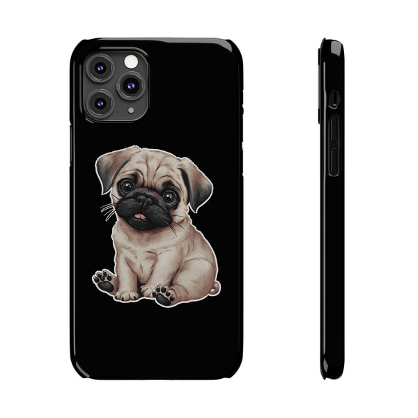 Premium Pug Puppy iPhone Case | Cute Pug Gifts Slim Phone Cases