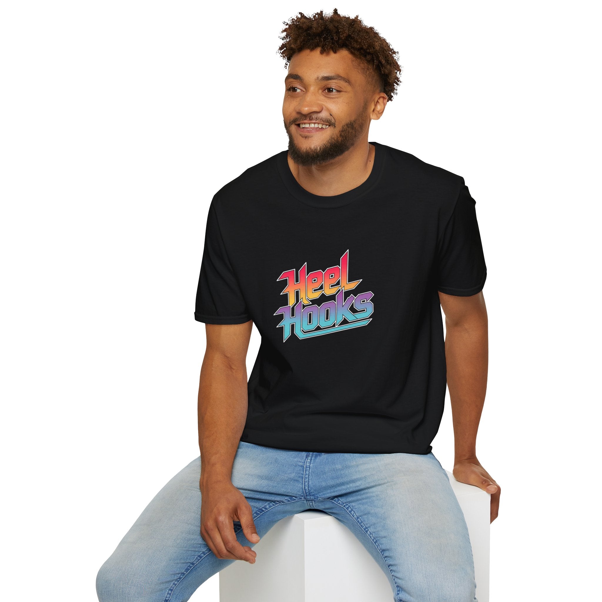Retro Heel Hooks BJJ Unisex T-Shirt for Brazilian Jiu Jitsu Enthusiasts