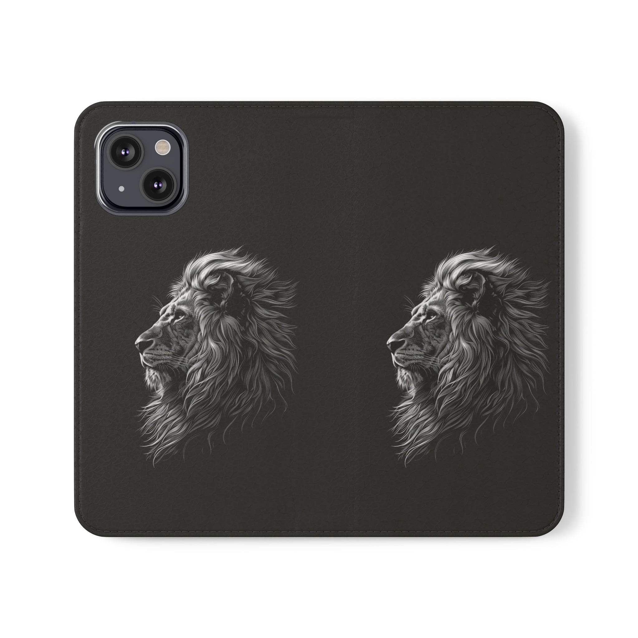 Lion Phone Case | Lion Wallet Phone Case Gifts | IPhone & Samsung Galaxy Lion Flip Cases