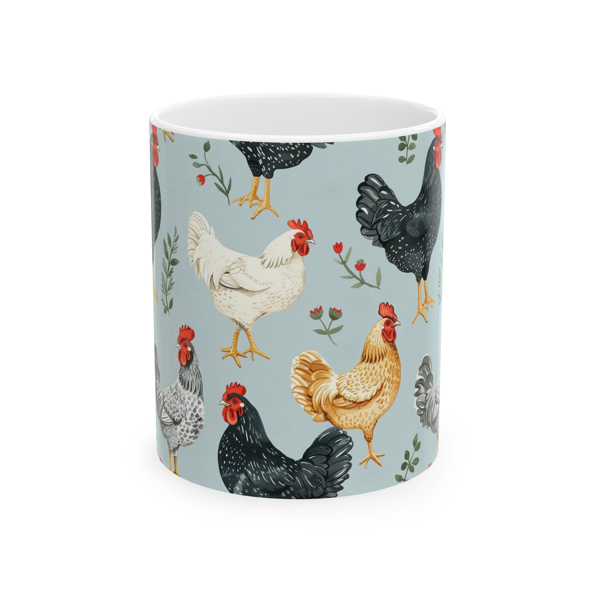 Chicken Mug | Chicken Gifts For Chicken Lovers | Chicken Presents | Chicken Ceramic Mug 11oz Secondary image