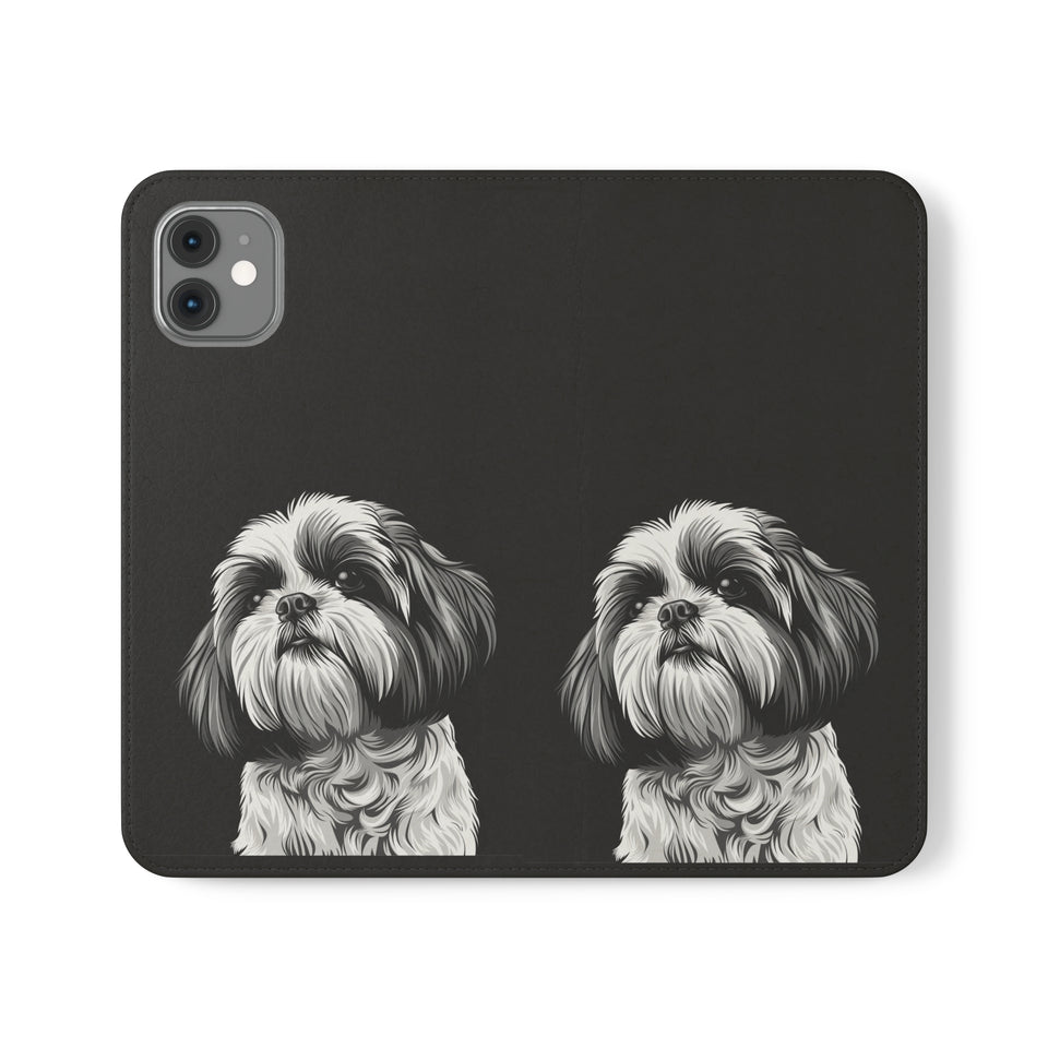 Shih Tzu Phone Case | Shih Tzu Wallet Phone Case | IPhone & Samsung Galaxy Shih Tzu Flip Cases