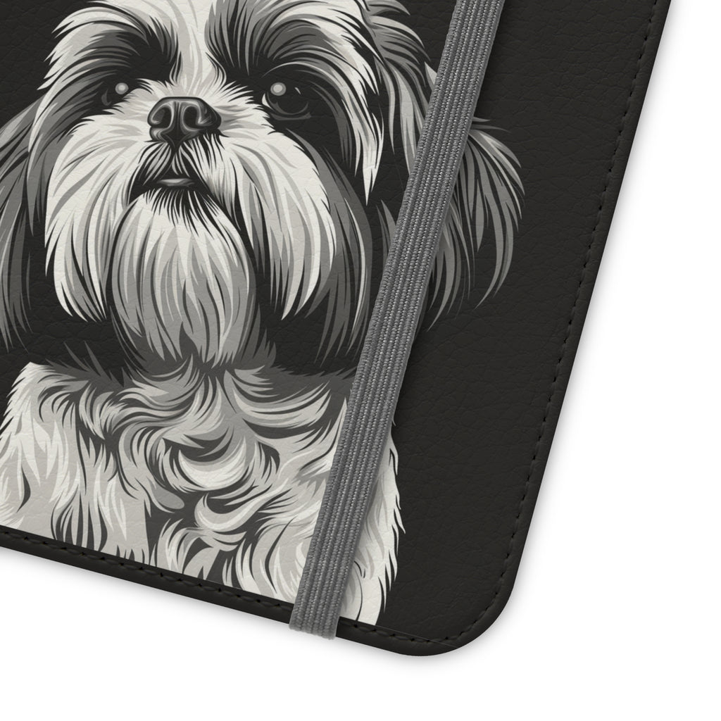 Shih Tzu Phone Case | Shih Tzu Wallet Phone Case | IPhone & Samsung Galaxy Shih Tzu Flip Cases