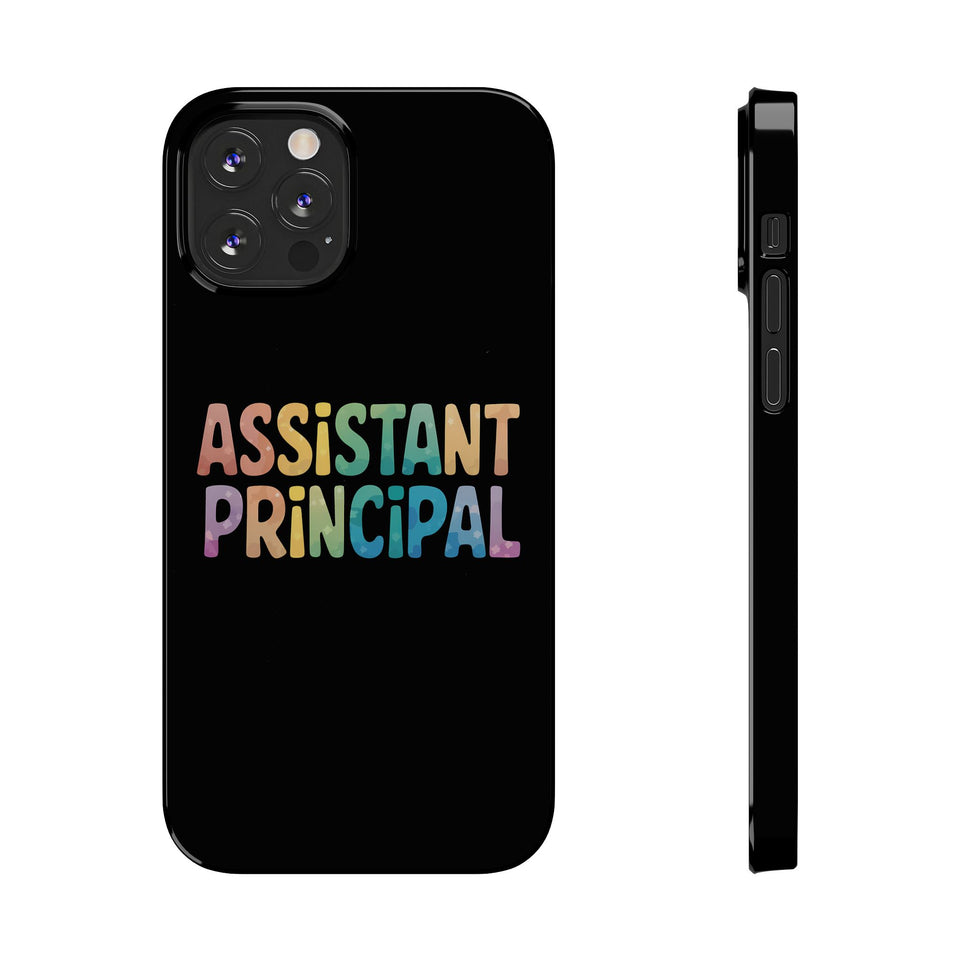 Premium Assistant Principal iPhone Case | Cute Assistant Principal Gifts Slim Phone Cases
