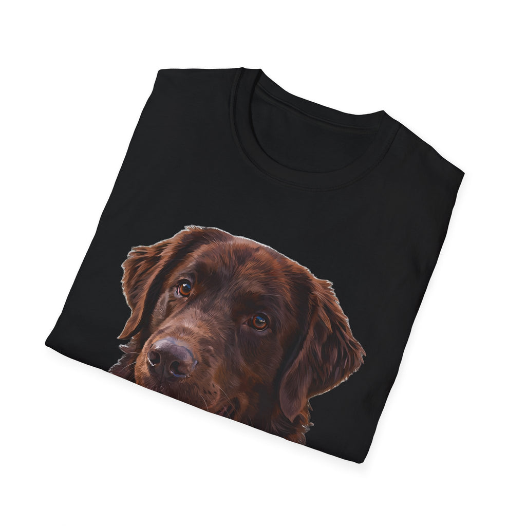 Chocolate Labrador T-Shirt — Cute Chocolate Lab Dog Tee for Dog Lovers