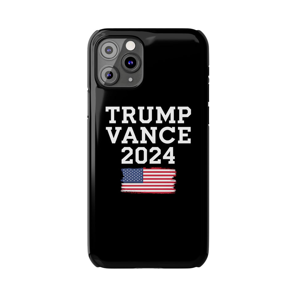 Premium Trump Vance 2024 iPhone Case | Donald Trump Gifts Slim Phone Cases