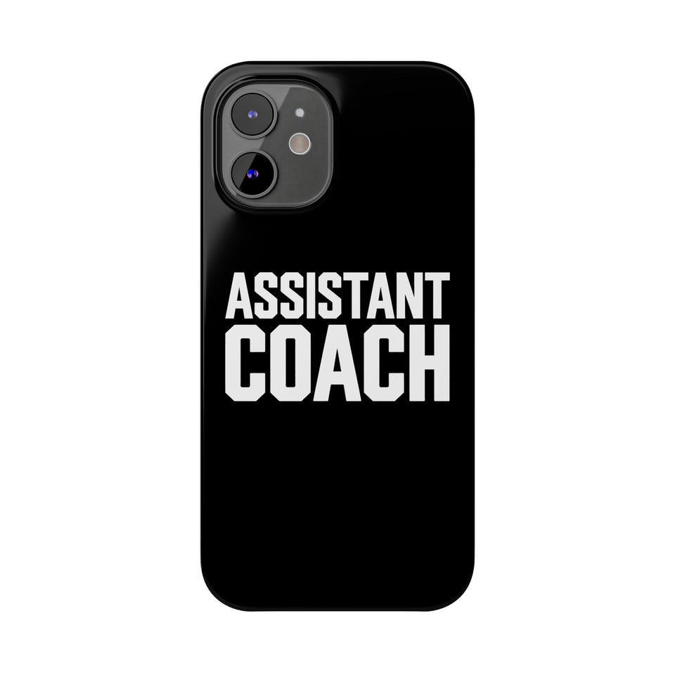 Premium Assistant Coach iPhone Case | Assistant Coach Gifts Slim Phone Cases