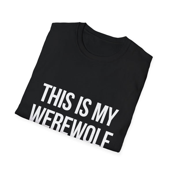 This Is My Werewolf Costume T-Shirt | Spooky Werewolf Halloween Costume Werewolves Unisex T-Shirt